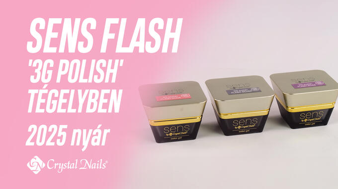Vadonatúj! SENS Flash 3G Polish - tégelyben 