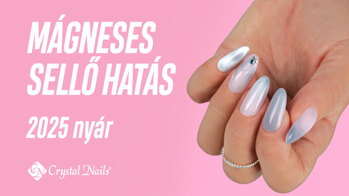 Mágneses sellő hatás 3D-s díszítéssel 