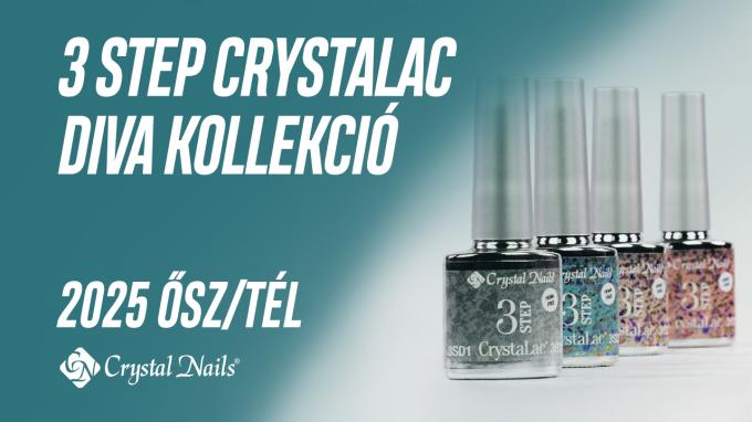 VADONATÚJ! 3 STEP CrystaLac DIVA kollekció 