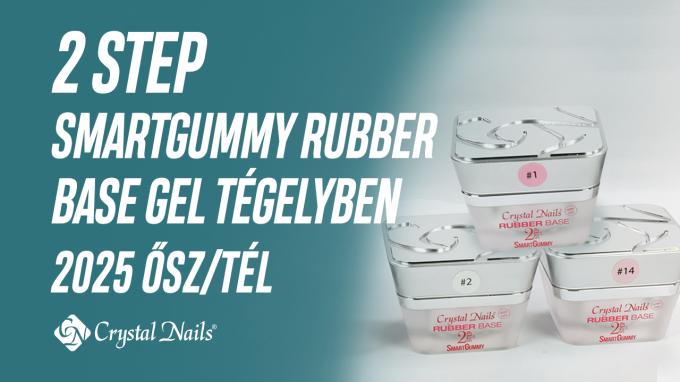 ÚJ KISZERELÉS! 2 STEP SmartGummy Rubber Base Gel tégelyben