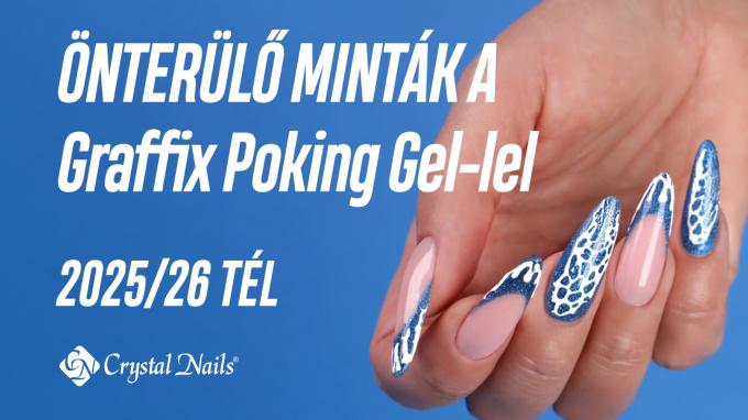 Önterülő minták a Graffix Poking Gel-lel 