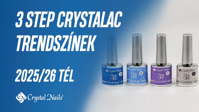 ÚJ! 3 STEP CrystaLac trendszínek 