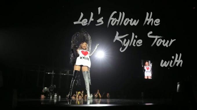 Kylie Minogue Kiss Me Once turné - a Crystal Nails-szel